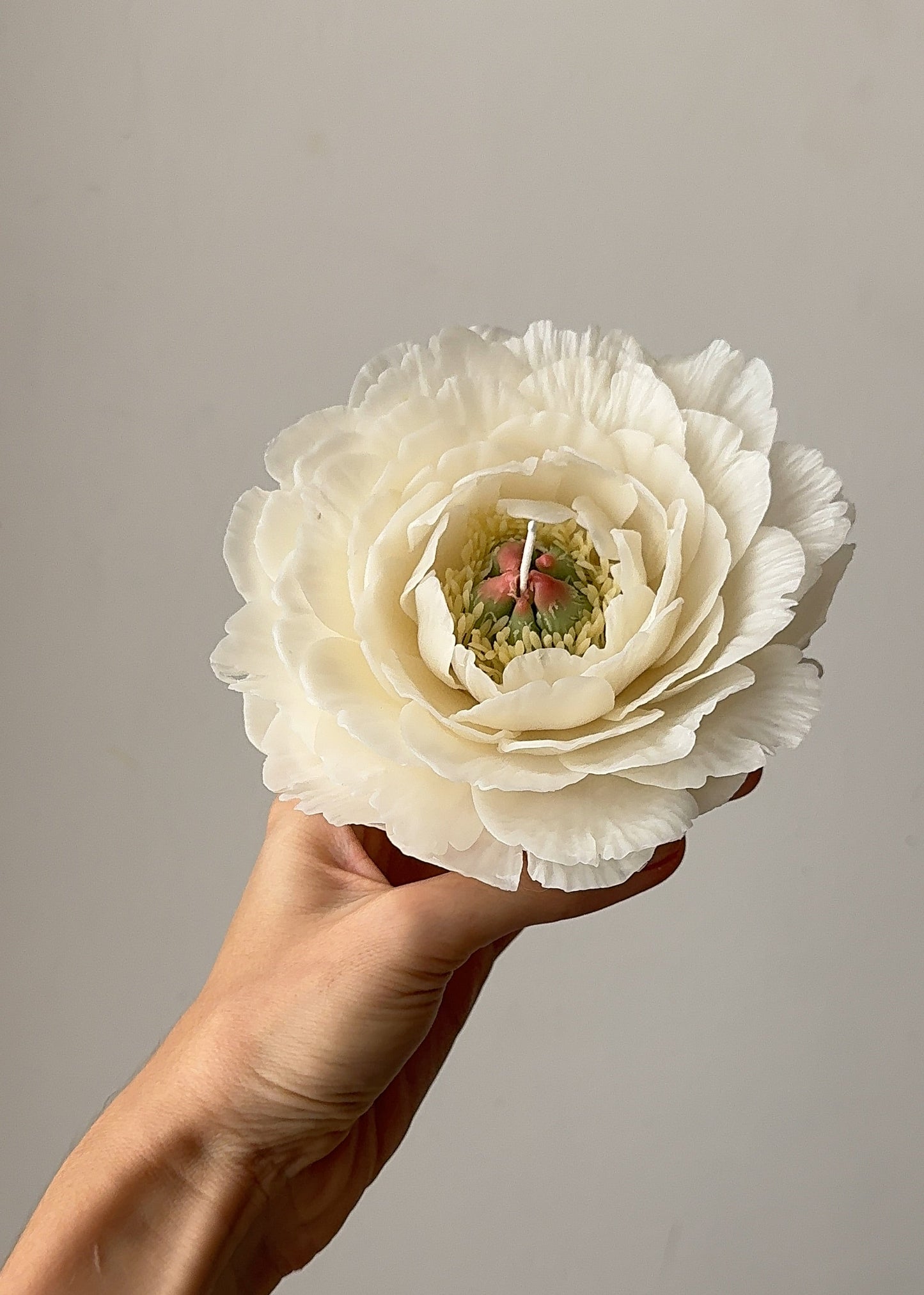 Candle Peony white