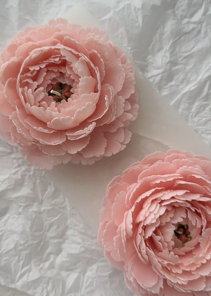 Candle Peony pink XXL